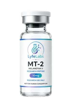 MT-2 10 mg research peptide vial — LyfeLabs